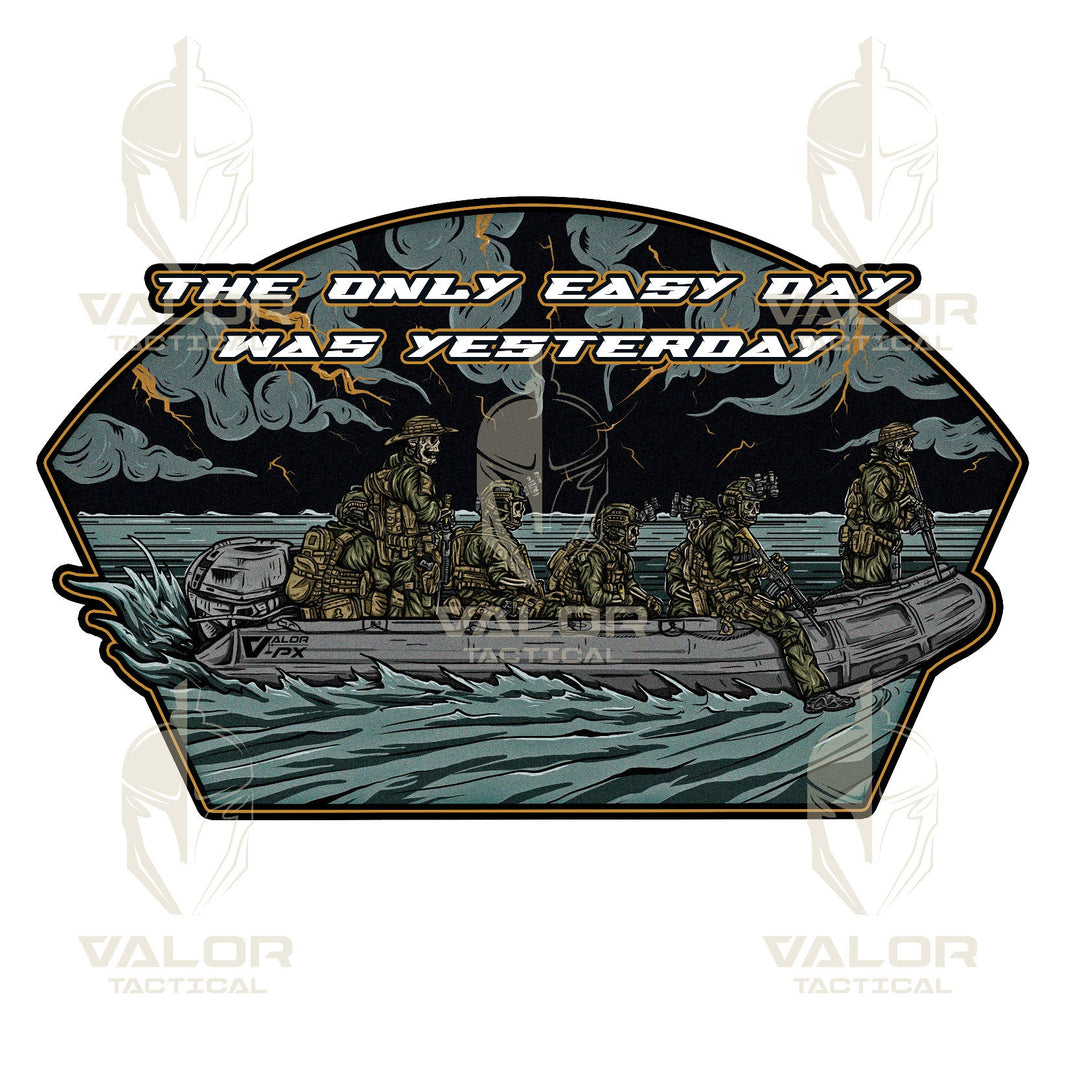 [ซื้อ 1 แถม 1] Valor PX The Only Easy Day Was Yesterday T-Shirt