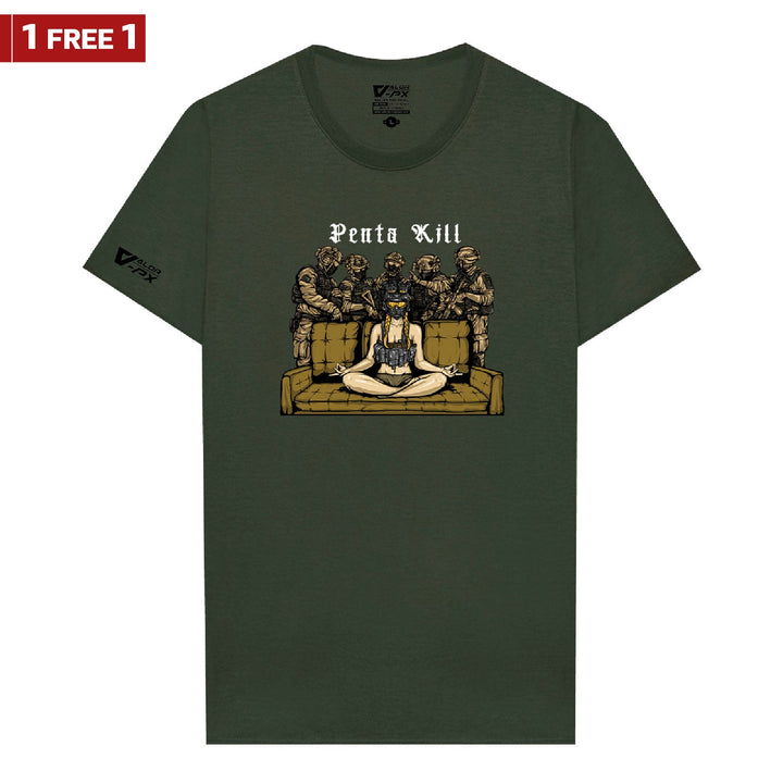 [ซื้อ 1 แถม 1] Valor PX Penta Kill T-Shirt