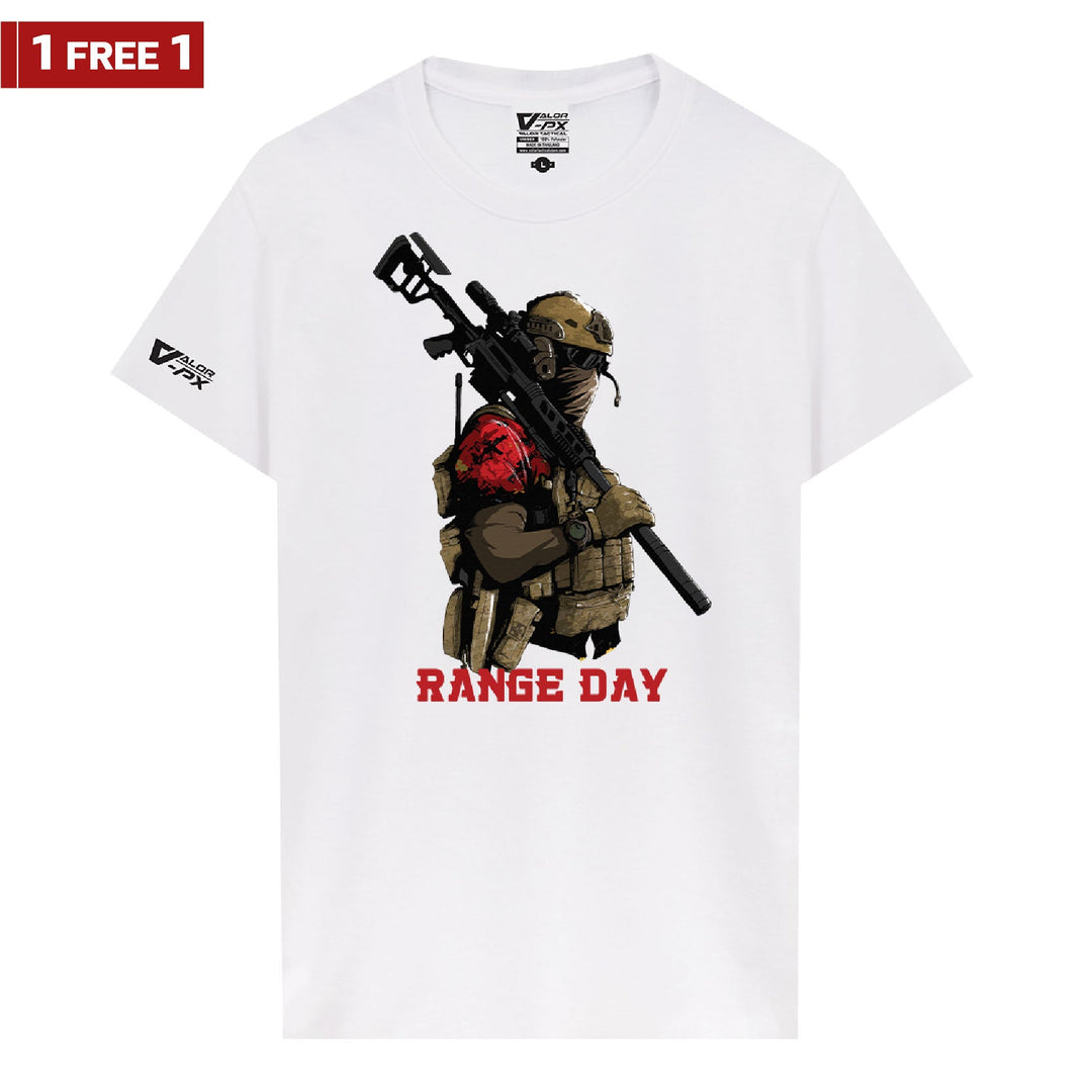 [ซื้อ 1 แถม 1] Valor PX RANGE DAY T-Shirt