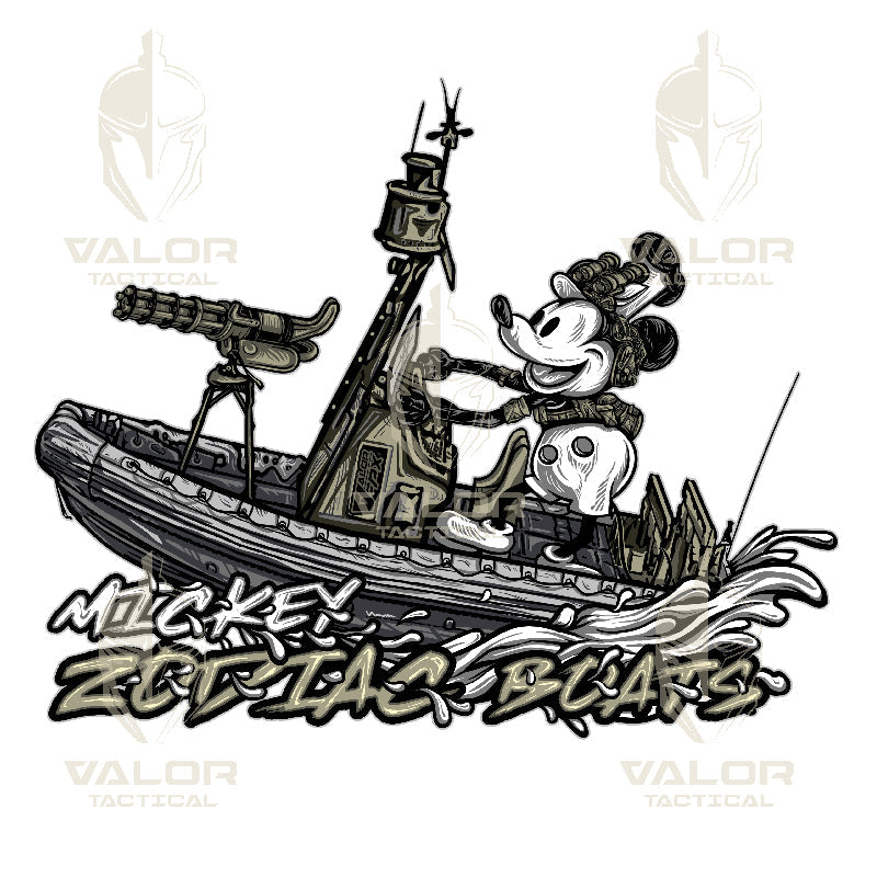 Valor PX Mickey Zodiac Boats T-Shirt 2024