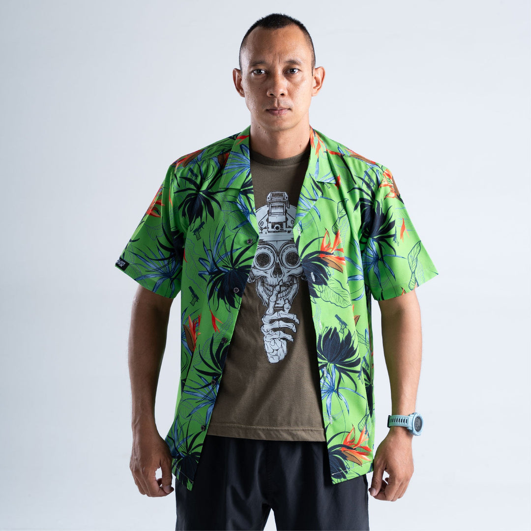 Valor PX Gun Flower Hawaii Shirts