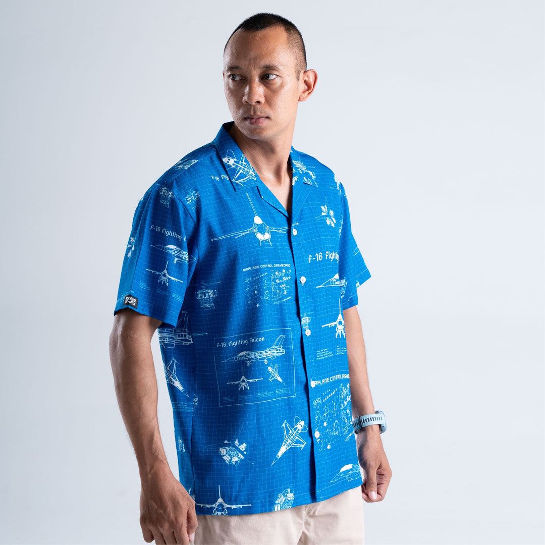 Valor PX Blueprint F-16 Hawaii Shirts