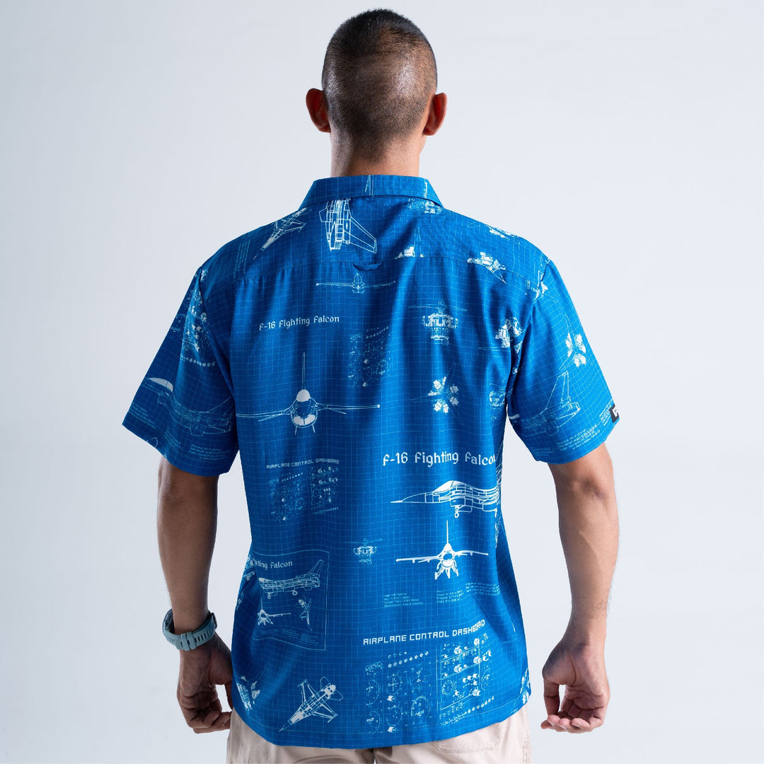 Valor PX Blueprint F-16 Hawaii Shirts