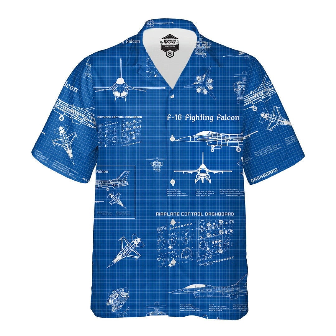 Valor PX Blueprint F-16 Hawaii Shirts