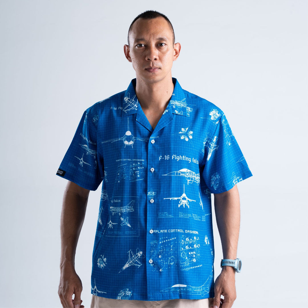 Valor PX Blueprint F-16 Hawaii Shirts