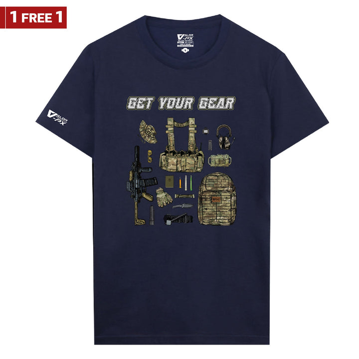 [ซื้อ 1 แถม 1] Valor PX Get Your Gear T-Shirt