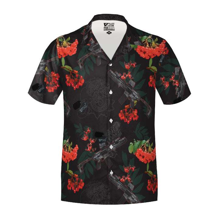 Valor PX Hawaii Shirt - หนุมาน MCX [Dark Grey]