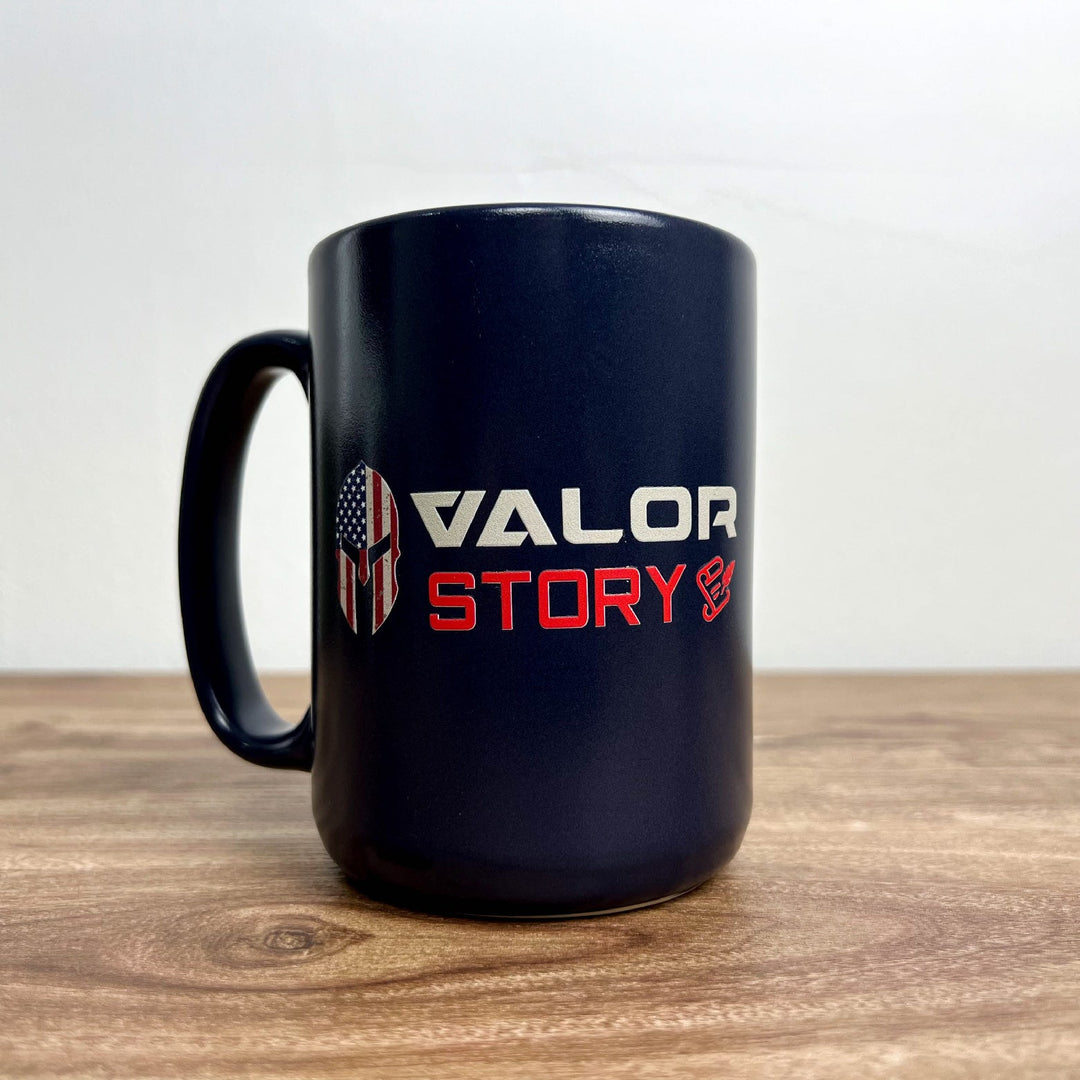 Valor PX Ceramic Mug แก้วกาแฟ - VALOR STORY [Navy]