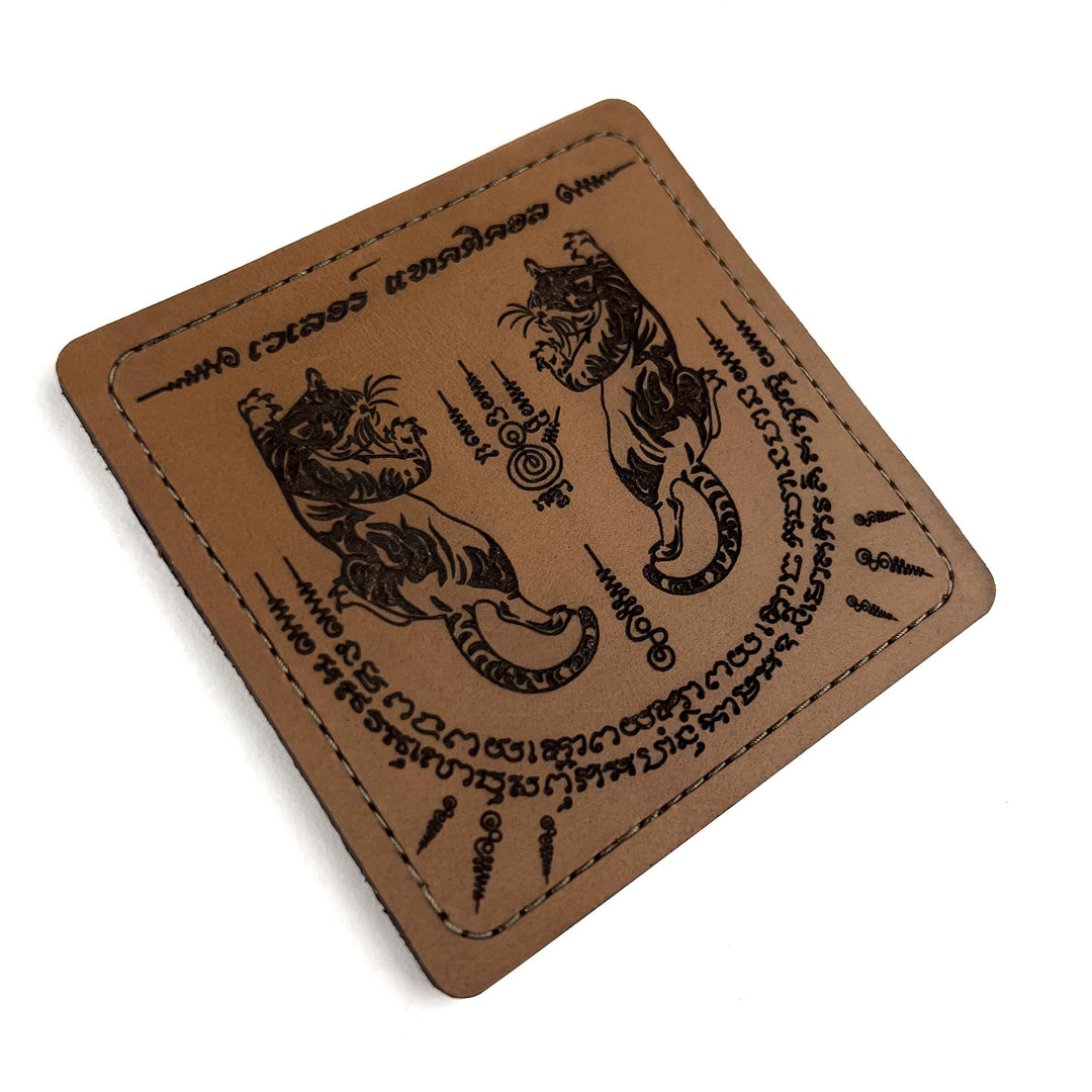 Valor PX - Leather Patch Thai Sakyan 3x3 inch (ซีรีส์แมวเผ่น 6 ลาย)