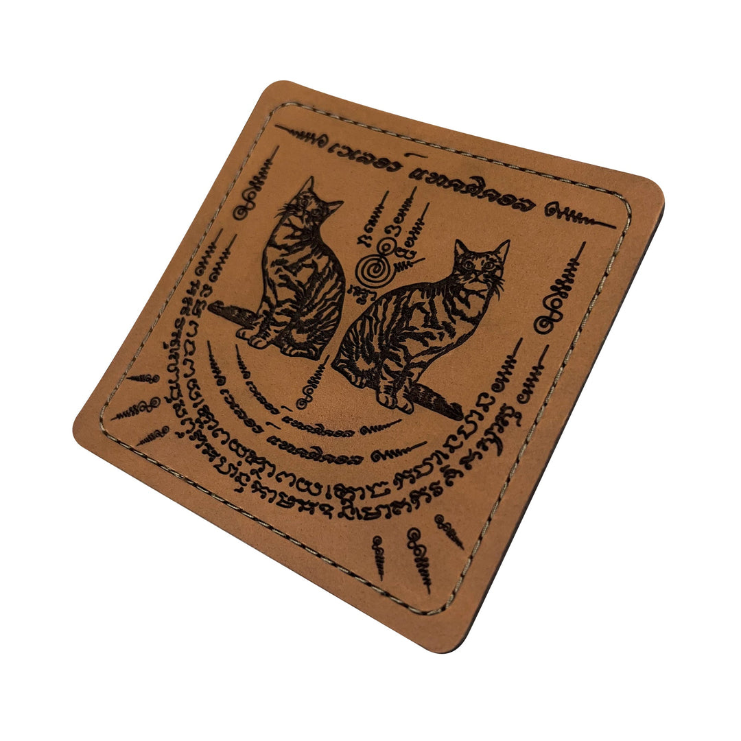 Valor PX - Leather Patch Thai Sakyan 3x3 inch (ซีรีส์แมวเผ่น 6 ลาย)