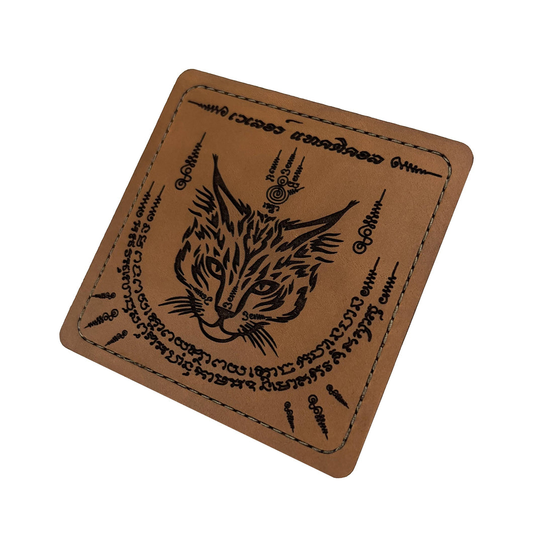 Valor PX - Leather Patch Thai Sakyan 3x3 inch (ซีรีส์แมวเผ่น 6 ลาย)