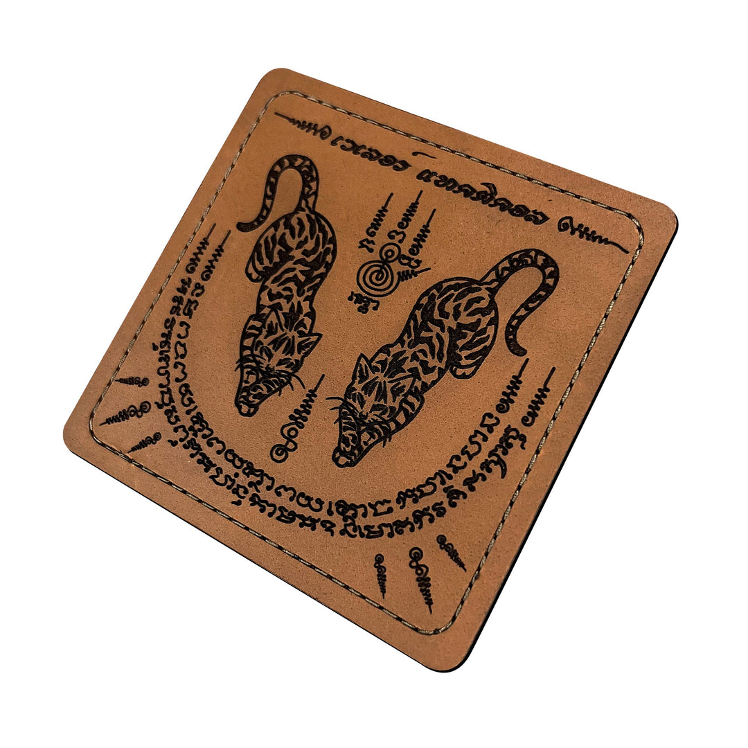 Valor PX - Leather Patch Thai Sakyan 3x3 inch (ซีรีส์แมวเผ่น 6 ลาย)