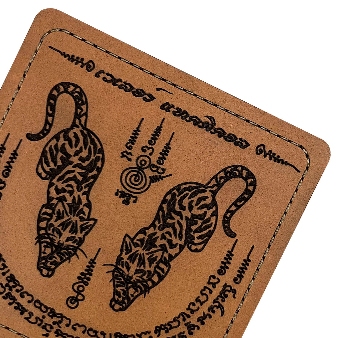 Valor PX - Leather Patch Thai Sakyan 3x3 inch (ซีรีส์แมวเผ่น 6 ลาย)