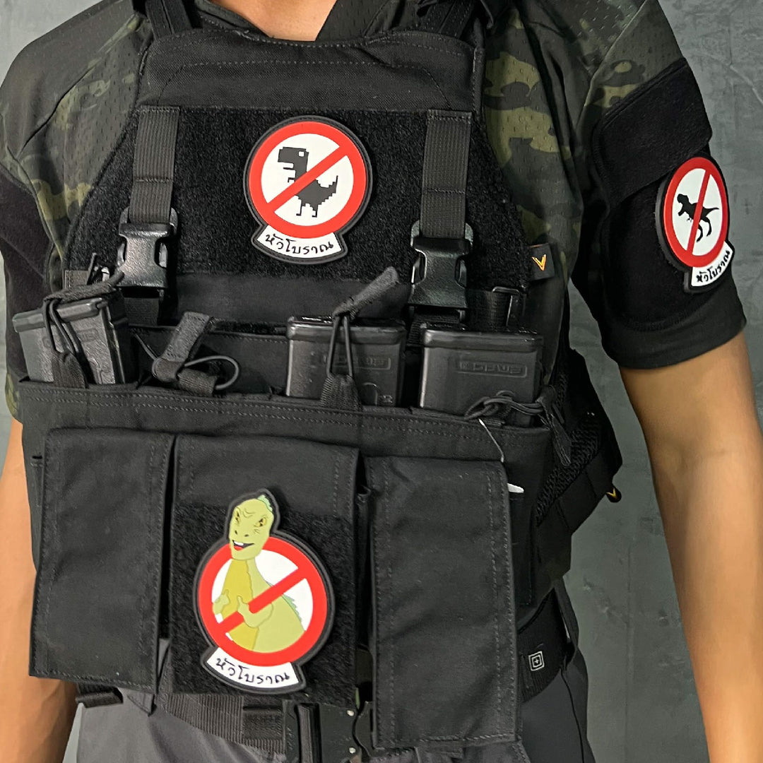 หัวโบราณ PVC Patches - T-Rax