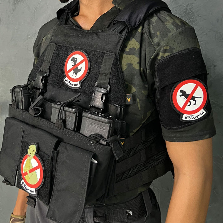 หัวโบราณ PVC Patches - T-Rax